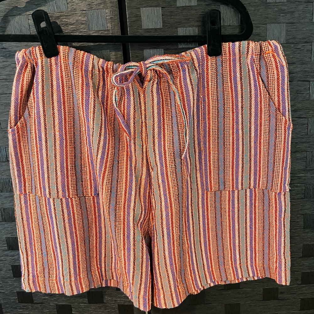 Lobos Del Mar Woven Drawstring Shorts